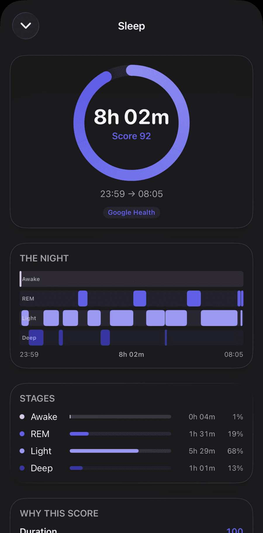 Sleep is training too